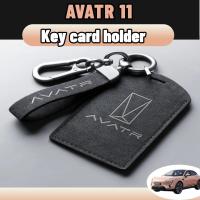 ราคา Avatr 11 NFC ซองใส่กุญแจการ์ดหนังแท้หนังนิ่มฝาครอบป้องกันผู้ถือบัตร accessories (29668185080)