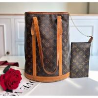 ราคา กระเป๋าสะพาย LOUIS VUITTON MONOGRAM BUCKET PM ปี 96 สภาพดี ใส่ของได้เยอะ การันตีแท้ (26872987629)