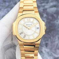 ราคา Patek Philippe Philippe Sports Elegant Series 7011R Parrot Snail นาฬิกาผู้หญิง Gold Shell Gold Belt White Dial Quartz Watch (46800477640)