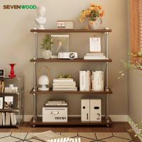 ราคา SEVENWOOD ชั้นวาง ชั้นเก็บของ ชั้นหนังสือ ตู้หนังสือ 3/4/5 ชั้น ชั้นวางไม้ ชั้นโชว์ของ เหมาะกับทุกที่ภายในบ้าน (43452619358)