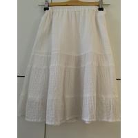 ราคา กระโปรงสีขาวยี่ห้อUniqlo ไซด์130 (22910383897)