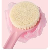 ราคา ♞แปรงอาบน้ำและแปรงอาบน้ำ แปรงถูหลัง ผ้าเช็ดตัวด้ามยาว ลูกบอลอาบน้ำ แปรงอาบน้ำขนหลังขนนุ่มสำหรับผู้ใ (24467084332)