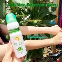 ราคา (พร้อมส่ง)Kiss Beauty Aloe vara Suncreen Spray กลิ่นหอม ซึมง่าย เนื้อน้ำนม ขาวขึ้น 3 ระดับ (1427719199)