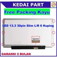 ราคา LCD LED 13.3 13 นิ้ว 30 พิน 30pin Slim Thin HD Bracket Ear Bolt 6 หลุมขวาด้านซ้ายขอบ (43970790472)