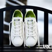 ราคา [ของแท้ ส่งไว จากไทย] CONVERSE ALL STAR COSMOINWHITE "OX WHITE/GREEN" (22882703368)