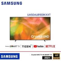 ราคา SAMSUNG Smart TV 4K Crystal UHD รุ่น UA50AU8100KXXT ขนาด 50 นิ้ว ปี 2021 รับประกันศูนย์ไทย 1ปี (15083620293)