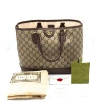 ราคา NEW GUCCI OPHIDIA GG SUPREME CANVAS HAND BAG PURSE (29981458510)