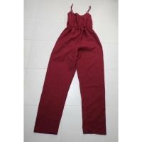 ราคา จั้มสูทขายาวสีแดงเลือดนกมือสองs-mใส่ได้สภาพดี (14253765734)