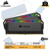 ราคา CORSAIR Dominator Platinum RGB 16GB (2x8GB) DDR4 3200 (PC4-28800) C16 1.35V AMD Optimized Memory- สีดํา (24868041158)