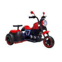 ราคา พร้อมส่ง รถไฟฟ้าเด็กนั่ง รถแบตเตอรี่เด็กนั่ง รถมอไซค์ช้อปเปอร์มีพ่วงข้าง 1มอเตอร์ No.4031 (26663267183)