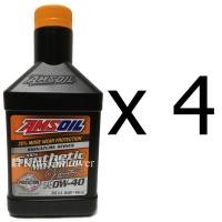 ราคา AMSOIL SAE 0W-40 Signature 100% Synthetic Motor Oil น้ำมันเครื่องสังเคราะห์ เบนซิน (0.946 L x 4) (4318933774)