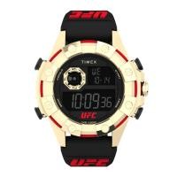 ราคา TIMEX TW2V86600 UFC Kick นาฬิกาข้อมือผู้ชาย สายเรซิ่น สีดำ/แดง หน้าปัด 49 มม. (22562376983)