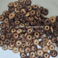 ราคา กระดุมกะลา ลูกปัดกะลา กะลาจานบิน 6 มม. 8 มม. 10 มม. 12 มม. 1 เส้น มีประมาณ 100 เม็ด (14765120782)