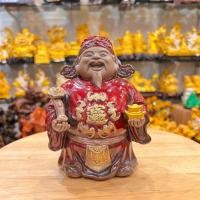 ราคา ส่งฟรี!!! ไฉ่ซิงเอี๊ย เทพเจ้าโชคลาภ ยืนอุ้มก้อนทอง พร้อมถือคฑายู่อี้ งานดินเผาปั้มมือ พร้อมใบเซอร์ รับประกันของแท้ (29570702212)