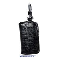 ราคา WELLNESSSPOT กระเป๋าสตางค์กุญแจรถมัลติฟังก์ชั่น Universal พร้อมพวงกุญแจลายจระเข้ PU หนังผู้ชายกระเป๋า (52801384757)