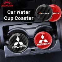 ราคา 1/2 ชิ้น Mitsubishi แผ่นรองแก้วน้ําในรถยนต์ กันลื่น แผ่นรองแก้วเครื่องดื่ม สำหรับ for Mitsubishi Xpander Cross Triton Grandis Attrage Mirage Outlander Xforce Pajero Sport ASX (29805590041)