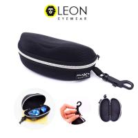 ราคา Leon Maxz กล่องใส่แว่นตา แบบพกพา มีตะขอเกี่ยว ทนทานกันกระแทก แบบผ้าสีดำ (8510773859)