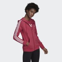 ราคา Adidas - ใหม่ เสื้อวอร์มฮู้ดแจ็คเก็ต แต่ง 3-แถบ ADIDAS ESSENTIALS SINGLE JERSEY 3-STRIPES FULL-ZIP GL0801 (15911508022)