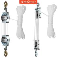 ราคา [แอมเลโซ1] รอกรอกรอกแบบพกพาประหยัดแรงงานขนาดกะทัดรัดบล็อกและรอกระบบรอก (56251223034)