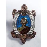 ราคา หลวงปู่บุญมา สำนักสงฆ์เขาแก้วทอง พญาเต่า ชนะจน ลงยา (KA450) (29468323274)