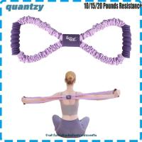 ราคา QUANTZY 8-Line Puller เชือกซิลิโคนยืดหยุ่น ขนาด 10/15/20ปอนด์ เพื่อสร้างความต้านทานสำหรับออกกำลังกายโยคะและกระชับกล้ามเนื้อ (48750878267)