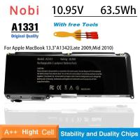 ราคา NOBI ใหม่ A1331แบตเตอรี่แล็ปท็อปสำหรับ Apple MacBook 13.3 "A1342 Unibody MC207LL /A MC516LL /A 020-6809-A 10.95V (27454299718)