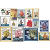 ราคา ชุดปักครอสติช เรือใบ เรือสำเภา ทะเล วิว (Sailing boat sea Cross stitch kits) (7412765116)