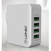 ราคา LDNIO A4403 4.4A 4 USB Output Port Auto ID USB high speed igh speed Charger (1108475794)