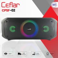 ราคา CEFLAR CFPS-02 ลำโพงบลูทูธ 70W ไฟ LED ปาร์ตี้ เบสแน่น เชื่อมต่อ TWS FM USB AUX ไมค์ได้ 2 ตัว (27836152514)