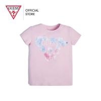 ราคา GUESS เสื้อยืดโลโก้ด้านหน้าเด็กผู้หญิง (J3RI28K6YW1) (41465312082)