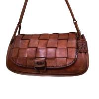 ราคา กระเป๋าหนังสาน กระเป๋าหนังแท้ สะพายไหล่ สะพายข้าง กระเป๋ามือสอง กระเป๋าสานผู้ชาย ผู้หญิง men leather shoulder bag yonvin (16796941714)