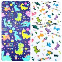 ราคา Sansan wawa Doff กระดาษห่อหนา กระดาษห่อไดโนเสาร์ กระดาษห่อไดโนแบบหนา กระดาษห่อตัวละครสําหรับเด็กไดโนเสาร์ (40160231332)