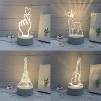ราคา โคมไฟ LED 3มิติโคมไฟกลางคืนที่สร้างสรรค์แปลกใหม่แฟนตาซี3มิติโคมไฟตกแต่งบ้านโต๊ะ uaiq (28305985563)