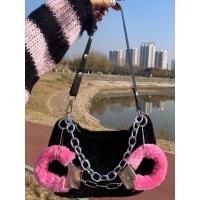 ราคา [สถานี Power Generation] Original Plush Sao Pink Chain Retro Hot Girl Underarm Bag One Shoulder Diagonal Mini Small Bag Female (29842146082)