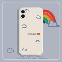 ราคา เคสไอโฟนขอบสี่เหลี่ยมเมฆสีรุ้ง iphone 6plus/6s/6splus/7/7plus/8/8plus/x/xs/11/12/pro/max/plus/promax e2022 (46600977627)