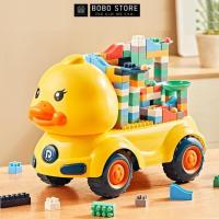 ราคา รถของเล่นเลโก้ 124 ชิ้นที่สร้างสรรค์ ไดโนเสาร์ เป็ด รถของเล่นรถขุดสําหรับเด็ก โบโบ้ เก็บ (42663499484)