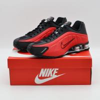 ราคา HQ1988-600 Nike Shox R4 University Red Black Metallic Silver (Men's) (42201229203)