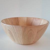 ราคา ชามสลัด ชามไม้ยางพารา ขนาด 10 นิ้ว (25ซม) โถสลัดไม้ Salad Bowl by WOODBOY888 Kitchenware (4746327529)