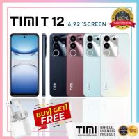 ราคา TIMI T12 (6+128GB) โทรศัพท์ Android13 จอ6.92 นิ้ว แบตเตอรี่6500mAh กล้อง13MP ประกันศูนย์ไทย 12 เดือน (42608822217)