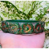 ราคา กำไลพระสมเด็จโตหยกเขียว,เนื้อหยกเขียวลายดอกไม้ (19493476488)