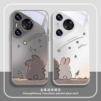 ราคา คู่กระต่ายเหมาะสําหรับ Huawei nova13 เคสโทรศัพท์ 12ultra สไตล์ใหม่ 11 ดูที่ดาว mate70/60 Creative p70 การ์ตูน p60art คู่น่ารัก x40 Glory 300 แก้ว 50pro (42975259236)