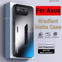 ราคา ปลอกสําหรับ Asus ROG โทรศัพท์ 9 8 7 6 5 rog8 rog9 Phone9 Phone8 phone7 RogPhone9 4G 5G โลหะไล่โทนสี Matte Hard อะคริลิคเคสโทรศัพท์กันกระแทกกล้องป้องกันกลับปลอก (27533628055)