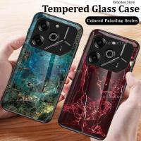ราคา TecnoPova 6 Pro 5GปลอกสําหรับTecno Pova 6 5 Pova6 Pova5 Pro 6Pro 5Pro Pova6Pro Pova5Pro 5G Marble GRAINกระจกนิรภัยเคสโทรศัพท์แฟชั่นTPUกันกระแทกฝาหลังฝาครอบ (43206694309)