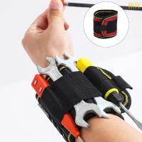 ราคา ROY สายรัดข้อมือแม่เหล็กสายรัดข้อมือ MultiLayer Organization ระบบ Breathable ผ้าสร้างสําหรับยืดเวลาทํางาน Durabi (46800813657)