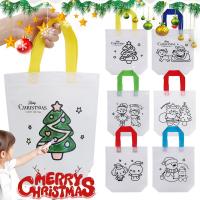 ราคา DIY ระบายสีกระเป๋าของขวัญคริสต์มาส - 5/10/15 ชิ้นไม่ทอ Tote พร้อมการออกแบบวันหยุดพิมพ์ลายล่วงหน้าพร้อมที่จับ ﻿ (42926201382)