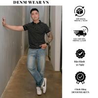 ราคา DENM WEAR กางเกงยีนส์ขาตรงผู้ชายสีน้ําเงิน Wash Urban – ผ้ายีนส์คุณภาพสูง (27593588061)