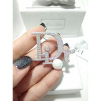 ราคา JPT เข็มกลัดเพชร CZ ประดับมุกแท้ สไตล์ดิออร์ งานเกาหลีแท้ งานชุบทองคำขาว 18KGB ก้านเงินแท้ (26039268879)