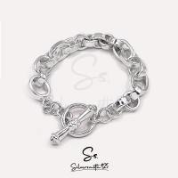 ราคา สร้อยเลส สร้อยข้อมือเงินแท้ เงินแท้ 92.5% (28625180758)