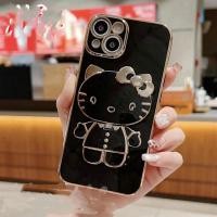 ราคา เคส คิตตี้ กระจก ขาตั้ง สำหรับ รุ่น Samsung A04S A13 A73 A12 หมุนได้ 360 องศา ฝาหลัง แบบนิ่ม น่ารัก (23851945208)