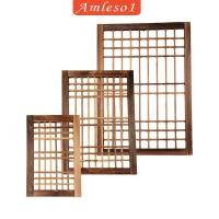ราคา [แอมเลโซ1] กรอบหน้าต่างลาน โครงสร้างบังตาที่เป็นช่องหน้าต่างไม้ผนังเพื่อแขวนวินเทจเก่าที่เรียบง่ายสําหรับทางเข้าห้องนั่งเล่น (29343054882)